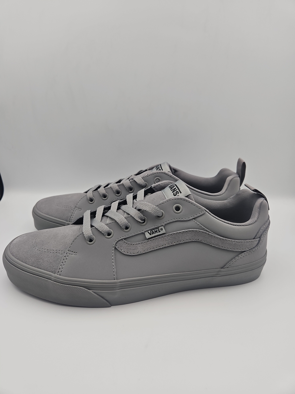 Vans Gray Low-Top Sneakers